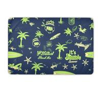 Summer Green Blue Elements Tappetini per pannolini morbidi assorbenti per letto bagnante antiscivolo tappetini per pipì per neonati, 132,1 cm L x 86,4 cm W para colchones orines