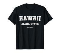 Summer Hawaiian Islands (EST 1959) Hawaii Aloha State Maglietta