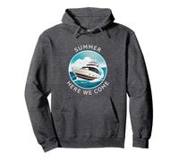 Summer Here We Come - Family & Couples Cruise Trip Felpa con Cappuccio