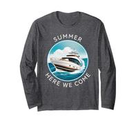 Summer Here We Come - Family & Couples Cruise Trip Maglia a Manica