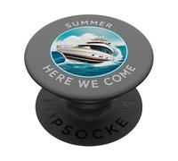 Summer Here We Come - Family & Couples Cruise Trip PopSockets PopGrip Adesivo
