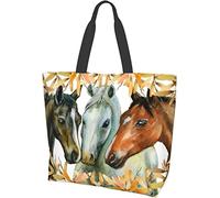 Summer Holiday Beach Tropical Shell Tote Bag Large Casual Borse a tracolla da donna Borse della spesa riutilizzabili per lavoro Shopping Viaggi Spiaggia