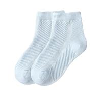 Summer Hot Children Socks Boy Girl Baby Cotton Fashion Mesh Black White Grey for 1 12 Years Kids Student Socks Pantaloni da jogging, Blu, 1-3 Jahre