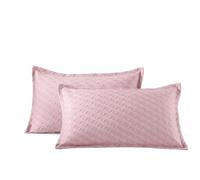 Summer Ice Bean Pillowcase Large Size Silk Cooling Single Person Core Washable Non-Machine Universal(Cool bubble pillowcase pink [pair])