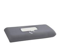 Summer Ice Silk Cooling Pillow Case, Open Style Elastic Edge Cover, Breathable Cool Feel Soft Protector For Better Sleep(Grey-4PCS)