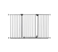 Summer Infant - Cancelletto di sicurezza extra largo per bambini, larghezza 71,1 - 132 cm, per porte e scale, chiusura automatica e apertura, colore: grigio