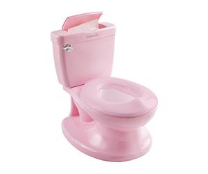 Summer Infant Vasino WC Bimba con Suono Sciacquone, Tavoletta Ribaltabile e Scomparto Salviette, My Size Potty Rosa