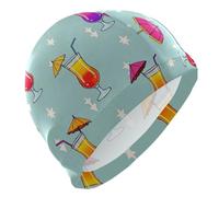 Summer Juice Sunshade Colorato tappi da bagno per gli uomini Capelli Corti impermeabile nuoto per le donne Protezione dei capelli e riduzione della resistenza gorro para piscina mujer