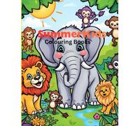 Summer Kids: Big book of Colouring: Animals: For Children Ages 4+