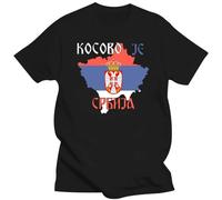 Summer Kosovo Serbia T-Shirt Mafia Kosovo Is Serbia War Nato Yougoslavia Casual Harajuku Graphic t Shirts Black M