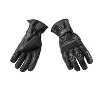 Summer leather sport Gloves Scooter Motorcycle Motorbike Bikers Black XL