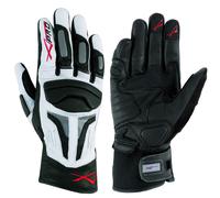 Summer leather sport Padded Gloves Scooter Motorcycle Motorbike Biker Silver XL