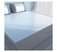 Summer Mattress, A Super Cold Fiber Mattress Suitable for Hot Sleepers, with a Silky Surface, Wrinkle Free And Noise Free Cold Bed Cover, Three Piece Set(Blue,1.5mx2.0m)