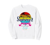 Summer Miami Beach Sunset Tee Shirts, I Love Miami, Miami Felpa