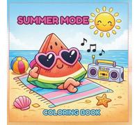 Summer Mode: Cute summer coloring book · Libro para colorear kawaii