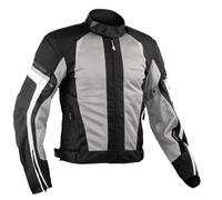 Summer Motorbike Mesh Sport RaceTouring CE Armored Jacket Motorcycle Grey S