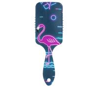 Summer Neon Flamingo Wave Navy Blue spazzola delicata capelli spessi Progettato cuoio capelluto massaggiatore spazzola per capelli lisci con manico ergonomico cepillo para peinar