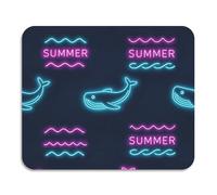 Summer Neon Whale Wave Tappetino nero per scolapiatti facile da pulire assorbente terra diatomacea tappetino cucina bancone gadget 59,9 x 50 cm