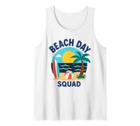 Summer Ocean Vacation Funny Beach Day Squad Canotta