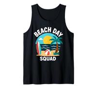 Summer Ocean Vacation Funny Beach Day Squad Canotta