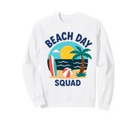 Summer Ocean Vacation Funny Beach Day Squad Felpa