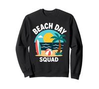 Summer Ocean Vacation Funny Beach Day Squad Felpa