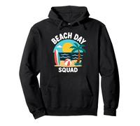 Summer Ocean Vacation Funny Beach Day Squad Felpa con Cappuccio