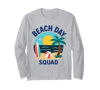 Summer Ocean Vacation Funny Beach Day Squad Maglia a Manica