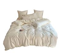 Summer Princess Style Tencel Four-Dimensional Grovy Trapunta Foglio di Copertura Colori Solidia Solidone (Colore: Size: (A 1,5 m)