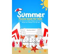 Summer puzzle book for kids: Cozy Fall Word Find Book for Kids | Word Search, Sudoku, Mazes, Tic Tac Toe & Would You Rather Games ( gift for kids )