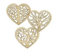 Summer-Ray 24 sagome in legno a forma di albero della vita, decorazione da appendere