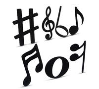 Summer-Ray 84 note musicali in feltro tagliato al laser per scrapbooking fai da te in 7 modelli