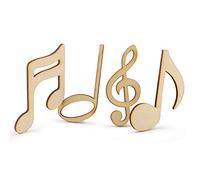 Summer-Ray, sagoma laser in legno, decorazione fai da te per feste, decorazione artistica per la stanza (note musicali)