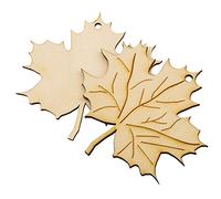 Summer-Ray - Set di 20 Sagome in Legno di Acero Tagliate al Laser, in Compensato Spesso 2,5 mm, Decorazione Rustica Autunnale, Giorno del Ringraziamento, Matrimonio Autunnale e Artigianato stagionale