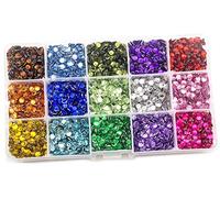 Summer-Ray Strass da 5 mm in colori assortiti in scatola set #2
