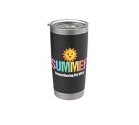 Summer Remembering My Why Funny Bicchiere termico in acciaio inox doppia parete