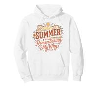 Summer Remembering My Why Funny Inspirational Citazione 4 Felpa con Cappuccio