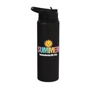 Summer Remembering My Why Funny Stainless Steel Insulated Water Bottle