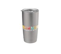 Summer Remembering My Why shirt Funny Summer Break Citazione Bicchiere termico in acciaio inox doppia parete