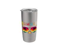 Summer Remembering My Why shirt Funny Summer Break Citazione Bicchiere termico in acciaio inox doppia parete