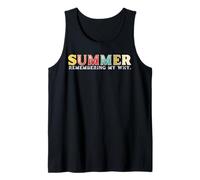 Summer Remembering My Why Shirt Funny Summer Break Citazione Canotta