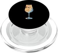 Summer Sand Beach Bicchiere di vino con oceano PopSockets PopGrip per MagSafe