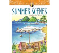 Summer Scenes Coloring Book