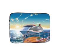 Summer Sea Cruise Borsa per laptop da 15 pollici, impermeabile antiurto borsa per laptop borsa per computer borse per tablet leggera custodia da trasporto