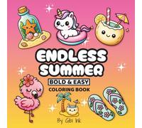 Summer Season: Bold and Easy Coloring Book by Gibi Ink