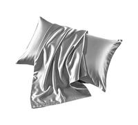 Summer Silk Pillowcase - Cooling Satin Pillowcase, Soft Breathable Moisture Wicking Fabric, Smooth Silk Feel Pillow Cover for Hot Weather Sleeping Comfort and Night Sweat Relief | Lightweight Cool