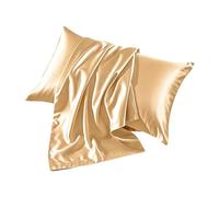 Summer Silk Pillowcase - Cooling Satin Pillowcase, Soft Breathable Moisture Wicking Fabric, Smooth Silk Feel Pillow Cover for Hot Weather Sleeping Comfort and Night Sweat Relief | Lightweight Cool
