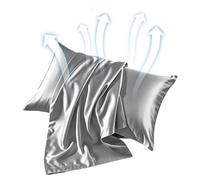 Summer Silk Pillowcase - Soft Breathable Moisture-Wicking Fabric Bedding Se