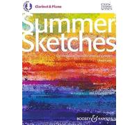 Summer Sketches - Eight attractive pieces for developing players - Clarinet and piano - Sheet music with Online audio files - Boosey & Hawkes (BH 14069)