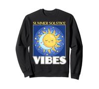 Summer Solstice Vibes Midsommar Festival Ruota Dell'anno Felpa